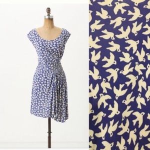 Sold - Leifnotes white gulls dress